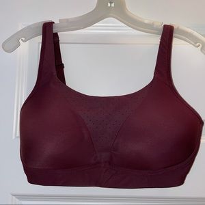 Lululemon Run Times bra, 34DD, maroon